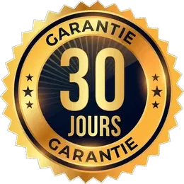 Garantie satisfait ou remboursé pendant 30 jours