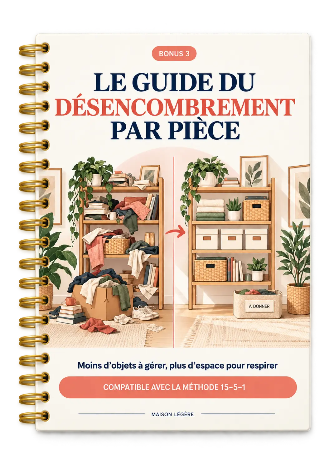 Bonus Le Guide du Désencombrement Pièce par Pièce